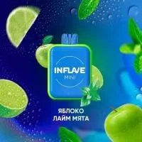 НСЖ INFLAVE MINI Яблоко Лайм Мята (1000зат.) фотография небольшая 1табачный.рф
