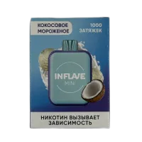 НСЖ INFLAVE MINI Кокосовое мороженое  (1000 зат.) фотография небольшая 1табачный.рф