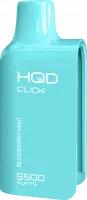  НСЖ HQD CLICK картридж Черничная Мята (5500 зат) фотография небольшая 1табачный.рф
