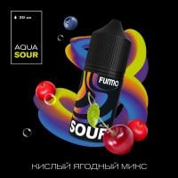 FUMMO PREMIUM AQUA SOUR - Кислый Ягодный Микс, 30 мл фотография небольшая 1табачный.рф