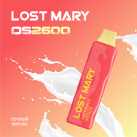  НСЖ LOST MARY OS 6000 зат - Сочный Персик фотография небольшая 1табачный.рф