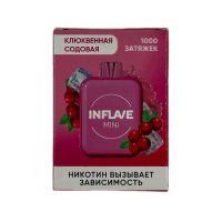 НСЖ INFLAVE MINI Клюквенная содовая  (1000 зат.) фотография небольшая 1табачный.рф