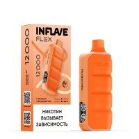 НСЖ INFLAVE FLEX  12000 зат.Персиковый чай фотография небольшая 1табачный.рф