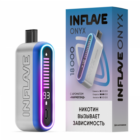  НСЖ INFLAVE ONYX  18000 зат.Мармелэнд фотография электронка pod 1табачный.рф