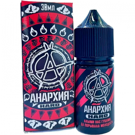  Анархия HARD — Сладкая алая клубника лёд, 30 мл фотография 1табачный.рф