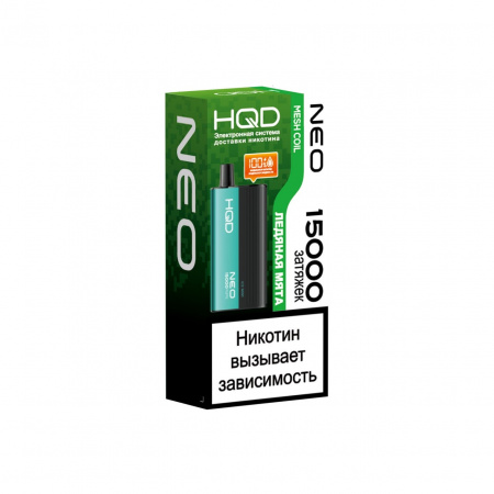 HQD NEO  15 000 зат.  Ледяная Мята фотография электронка pod 1табачный.рф