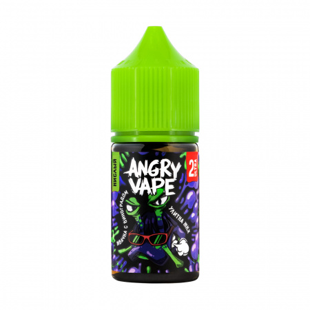 Angry Vape ULTRA Улитка ЖКХ (Жвачка с Виноградом) 30мл. фотография 1табачный.рф