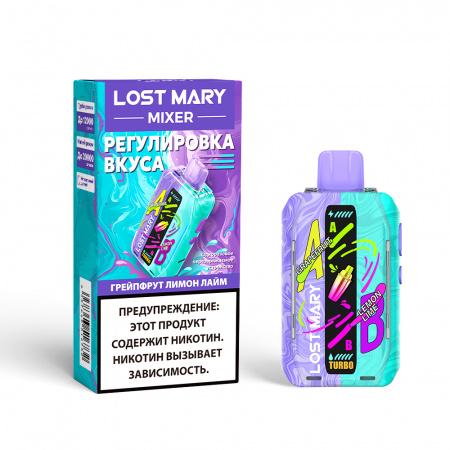  НСЖ LOST MARY MIXER+ Грейпфрут Лимон Лайм  (до 25000зат.) фотография электронка pod 1табачный.рф