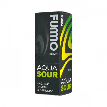 FUMMO PREMIUM AQUA SOUR - Кислый Лимон с Лаймом, 30 мл фотография 1табачный.рф