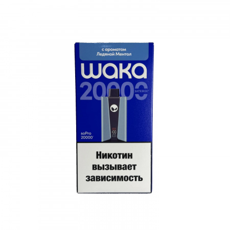  НСЖ WAKA soPro PA  HARD  (20000) - Ледяной Ментол фотография электронка pod 1табачный.рф