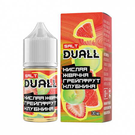 DUALL LIGHT Кислая жвачка грейпфрут клубника 30мл фотография 1табачный.рф
