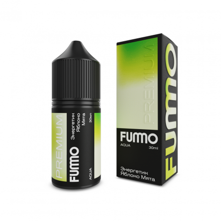 FUMMO PREMIUM AQUA - Энергетик Яблоко Мята, 30 мл фотография 1табачный.рф