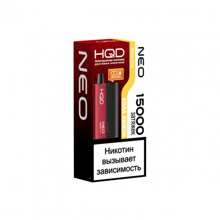 HQD NEO  15 000 зат.  Кола Лимон фотография электронка pod 1табачный.рф
