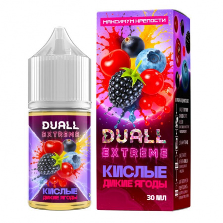  DUALL Extreme EXTRA HARD - Кислые Дикие Ягоды, 30 мл фотография 1табачный.рф