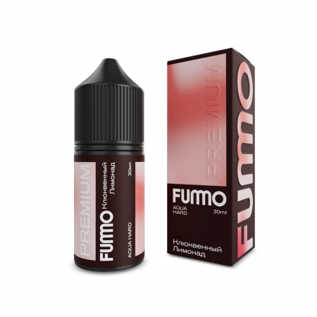 FUMMO PREMIUM AQUA HARD - Клюквенный Лимонад, 30 мл фотография 1табачный.рф