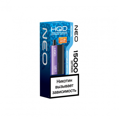 HQD NEO  15 000 зат.  Виноградный Энергетик фотография электронка pod 1табачный.рф