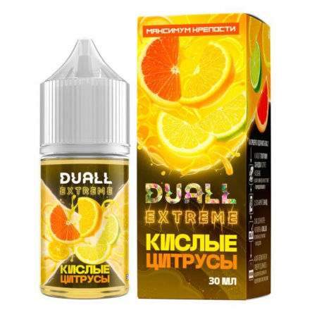  DUALL Extreme EXTRA HARD - Кислые Цитрусы, 30 мл фотография 1табачный.рф