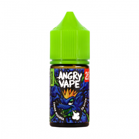 Angry Vape ULTRA Еж Кутеж (Синяя Малина) 30мл. фотография 1табачный.рф