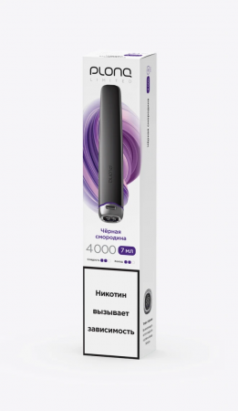  НСЖ PLONQ PLUS PRO BLACK Чёрная Смородина (4000зат.) фотография электронка pod 1табачный.рф