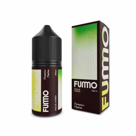 FUMMO PREMIUM AQUA HARD - Лимон Лайм, 30 мл фотография 1табачный.рф